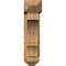 Ekena Millwork Balboa Arts and Crafts Rough Sawn Bracket w/ Offset Brace, Western Red Cedar, 6"W x 20"D x 24"H BKT0604X20X24BOA03RWR - alternate 3